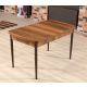HANAH HOME Produživi trpezarijski sto Trend Barok, tamnobraon - 107BCK1511