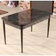 HANAH HOME Produživi trpezarijski sto Trend Bendır, crna/bela - 107BCK1512