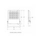 DAWN LED Reflektor BR-FL200W-03Q 4000K - 108558