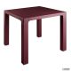 SANJA IPPI Plastični baštenski sto 80x80cm Orfeo, bordo - EP2955974