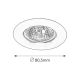Rabalux Ugradna i nadgradna rasveta Spot relight GU53 12V 1x MAX 50W bronzana (1090) - 1090-1
