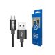 XWAVE Kabl USB Tip C muški na Tip A muški 1.2m 3A, PVC, crna - 028905