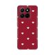 Maska za Honor X7d 4G/400 Smart 5G Burgundy Hearts Silikonska Print Skin - EP2811196