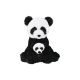 MILLATOYS Plišana igračka Panda sa mladuncem 30cm 70954, crna/bela - 11-70954