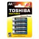 TOSHIBA Alkalne Baterije High Power LR6 BP 4/1 - 1100015089