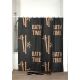 TENDANCE Zavesa za kadu 180x180cm Bath time, crna - 1100691
