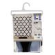 TENDANCE Zavesa za kadu 180x180cm Tribeca, providna/crna - 1108726