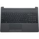 Palmrest (C Cover) sa tastaturom za laptop HP 250 255 256 G8 15S-DU 15-DW tamno sivi/crni - 110911