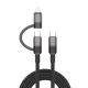 Kabl USB U136 2in1 100w type C-C/lighting - EP3194333