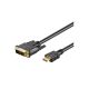 WENTRONIC HDMI - DVI kabel 5 m - 114641