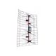 GEMBIRD Spoljna antena TV panel sa pojačalom V2.0, 15-32db, UHF/VHF/DVB-T2 FO - 116053