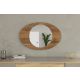 HANAH HOME Dekorativno ogledalo Obble, braon - EP3132619