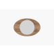 HANAH HOME Dekorativno ogledalo Obble, braon - EP3132619