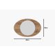 HANAH HOME Dekorativno ogledalo Obble, braon - EP3132619