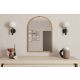 HANAH HOME Dekorativno ogledalo Brilya, svetlo braon - EP3132634