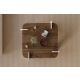 HANAH HOME Klub sto Afrolli, braon/mermerna krem - EP3056478