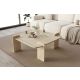 HANAH HOME Klub sto Woog, mermerna krem - EP3056493