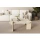 HANAH HOME Klub sto Woog, mermerna krem - EP3056493