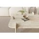 HANAH HOME Klub sto Woog, mermerna krem - EP3056493