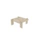 HANAH HOME Klub sto Woog, mermerna krem - EP3056493