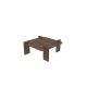 HANAH HOME Klub sto Wood, braon - EP3056496