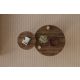HANAH HOME Set klub stolova Private 2/1, braon/mermerna - EP3056502