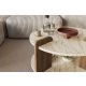 HANAH HOME Klub sto Oalla, mermerna/tamno braon - EP3056505