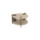 HANAH HOME Klub sto Oalla, mermerna/tamno braon - EP3056505