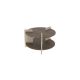 HANAH HOME Klub sto Oalla, braon/mermerna - EP3056508
