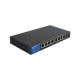 LINKSYS Unmanaged Gigabit 8-port PoE switch, 4xPoE ports, 50W budget LGS108P-EU - 117634