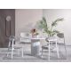 HANAH HOME Okrugli trpezarijski sto Aqua, bela - 117FRF1401