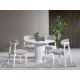 HANAH HOME Trpezarijski sto Silva, bela - 117FRF1408