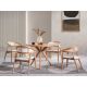HANAH HOME Trpezarijski sto Vegas, svetlo braon - 117FRF1410