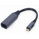 GEMBIRD A-USB3C-DPF-01 USB Type-C to DisplayPort male adapter, space grey 42541 - 118372