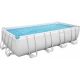 BESTWAY Bazen za metalnim okvirom, merdevinama i filter pumpom 488x244x122cm Power steel rectangular - 3944