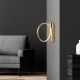 OPVIQ LED zidna lampa Halka 13305, zlatna - EP3007638