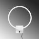 OPVIQ LED zidna lampa Halka 13310, bela - EP3007647