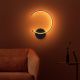 OPVIQ LED zidna lampa Moon 13328, crna - EP3007650
