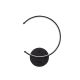 OPVIQ LED zidna lampa Moon 13328, crna - EP3007650