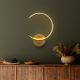 OPVIQ LED zidna lampa Moon 13329, zlatna - EP3007653