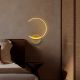 OPVIQ LED zidna lampa Moon 13329, zlatna - EP3007653