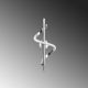 OPVIQ Zidna LED lampa Lıkma 13513, srebrna - EP3007671