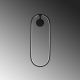 OPVIQ LED zidna lampa Can 13556, crna - EP3007680