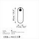 OPVIQ LED zidna lampa Can 13556, crna - EP3007680