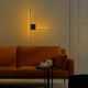 OPVIQ LED zidna lampa Sarf 13615, crna - EP3007695