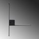 OPVIQ LED zidna lampa Sarf 13615, crna - EP3007695