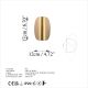 OPVIQ Zidna lampa Heybe 13624, zlatna - EP3007722