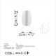 OPVIQ Zidna lampa Heybe 13626, bela - EP3007728