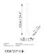 OPVIQ Zidna LED lampa Sword 13480, crna - EP3007752