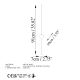 OPVIQ LED zidna lampa Sword 13484, crna - EP3007764